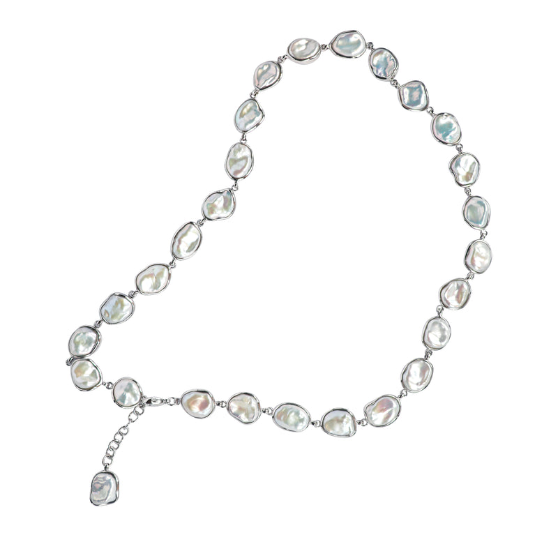 Freshwater Keshi Pearl Necklace - Small