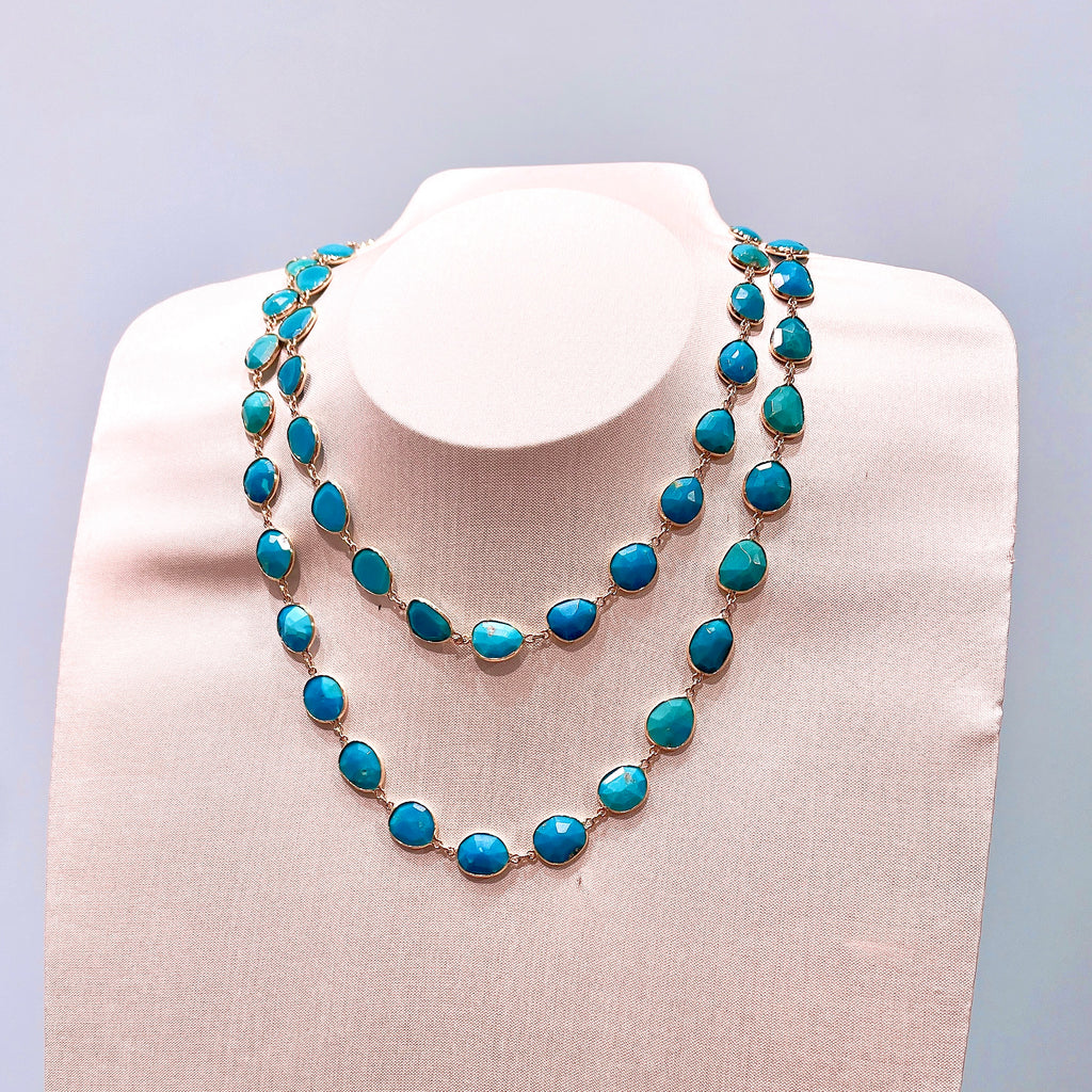 Turquoise Raindrop necklace