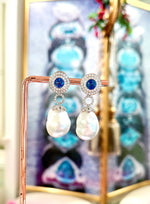 Blue Sapphire earring studs
