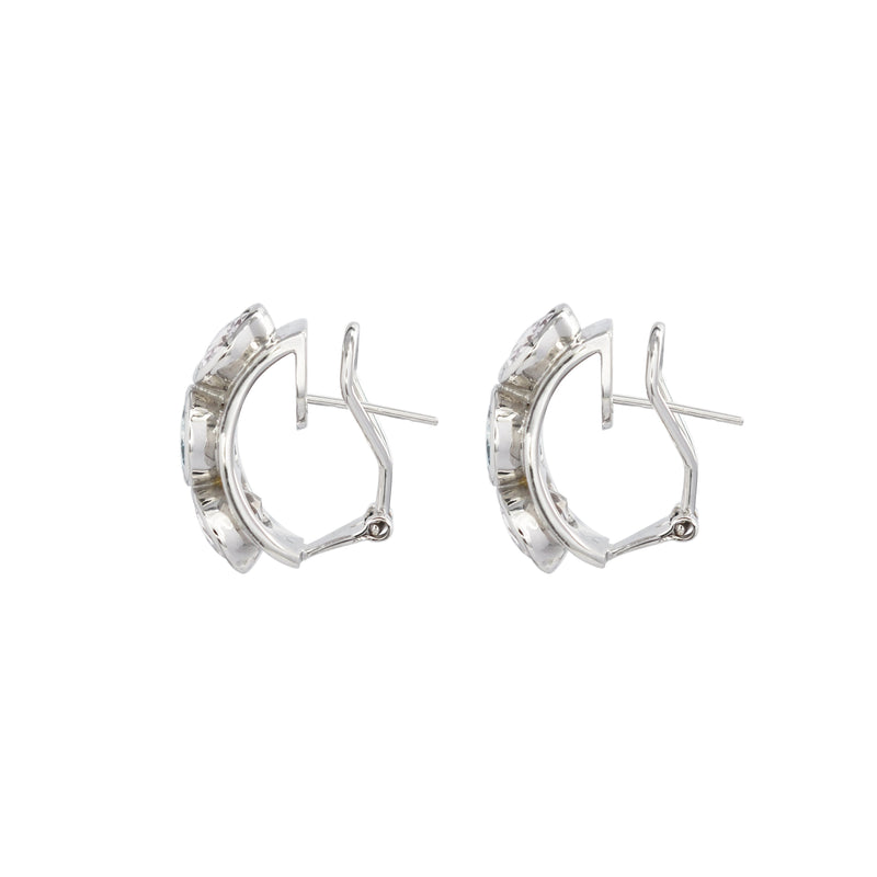 Aquamarine and Morganite Earrings