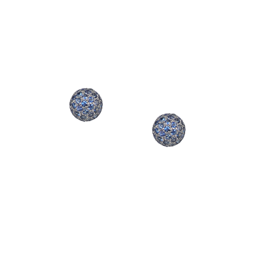 Two Ways Blue Sapphire Pearl Earrings