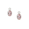 Kunzite Diamond Earring Drops