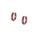 Ruby Mini Earring Hoops