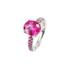 Rubellite and Pink Sapphire Ring
