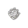 Fancy Shape Natural White Diamond Cobweb ring