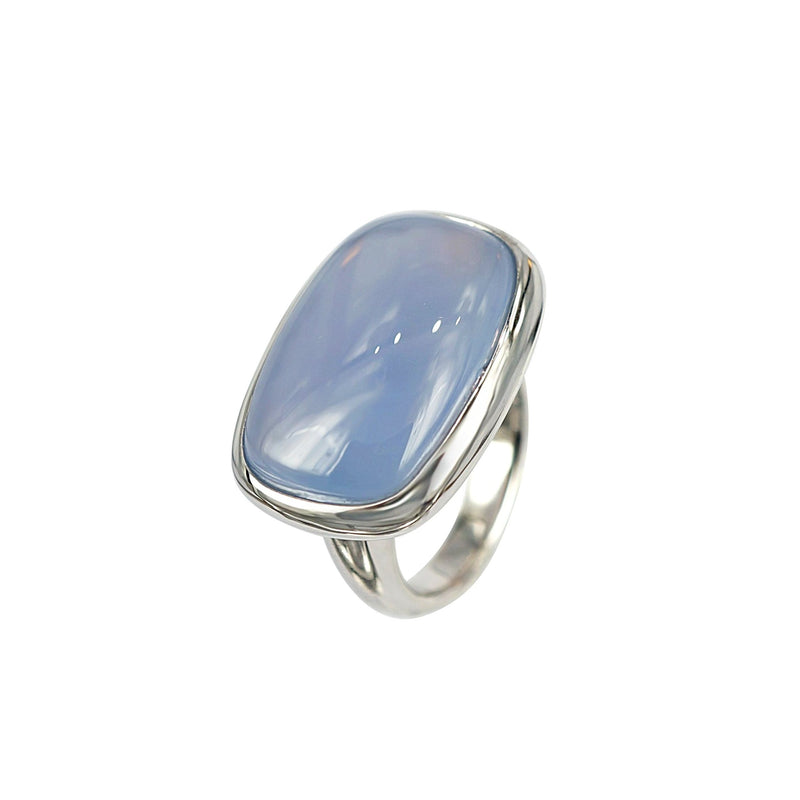 Cabochon Chalcedony ring