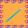TAYMA Pearl pen - Turquoise