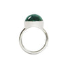 Green Tourmaline Braid Style Ring